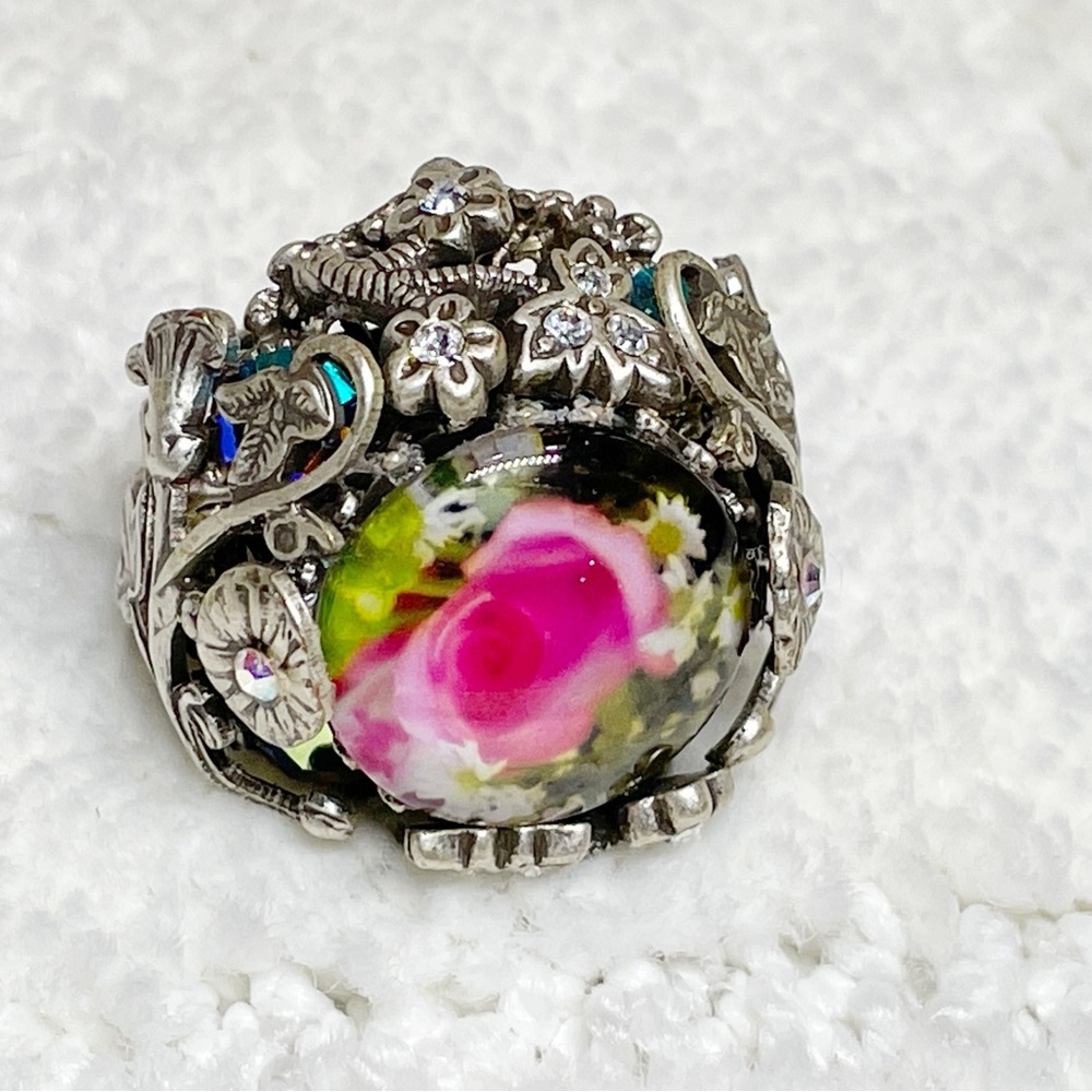 Romantic spoon inspired ring